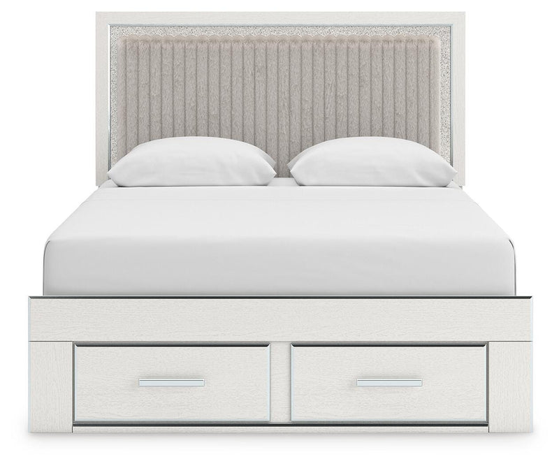 Zuraleus Upholstered Bed, Dresser, Mirror, Chest & Nightstand, Bedroom Set