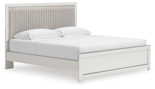 Birmonton Upholstered Panel Platform Bed King