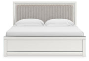 Zuraleus Upholstered Bed, Dresser, Mirror, Chest & Nightstand, Bedroom Set