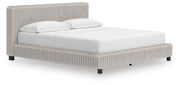 Zuraleus Upholstered Bed, Dresser, Mirror, Chest & Nightstand, Bedroom Set