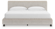Zuraleus Upholstered Bed, Dresser, Mirror, Chest & Nightstand, Bedroom Set