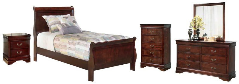 Alisdair Sleigh Bed, Dresser, Mirror, Chest & Nightstand, Bedroom Set