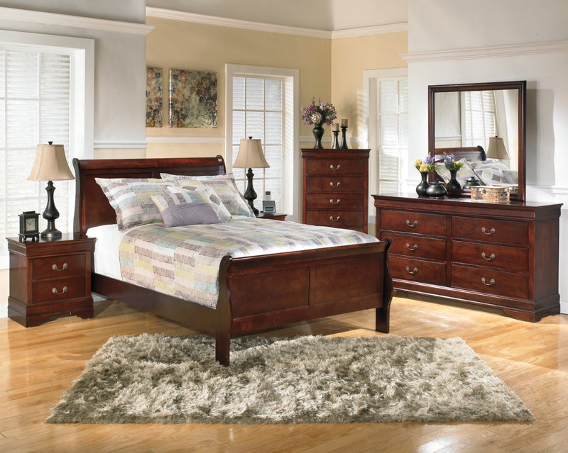 Alisdair Sleigh Bed, Dresser, Mirror, Chest & Nightstand, Bedroom Set