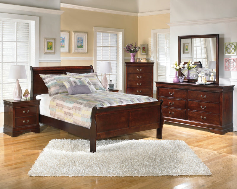 Alisdair Sleigh Bed, Dresser, Mirror, Chest & Nightstand, Bedroom Set