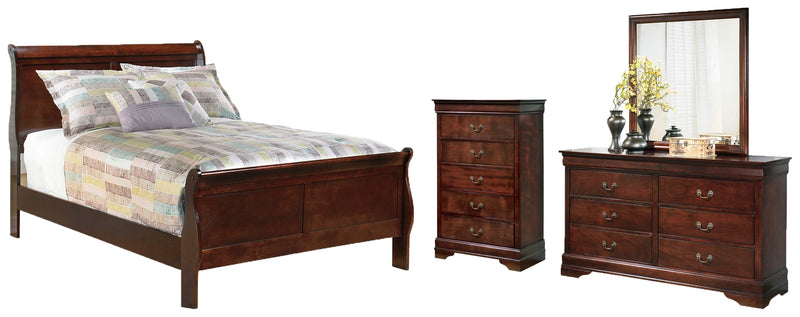 Alisdair Sleigh Bed, Dresser, Mirror, Chest & Nightstand, Bedroom Set