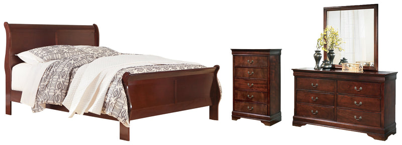 Alisdair Sleigh Bed, Dresser, Mirror, Chest & Nightstand, Bedroom Set