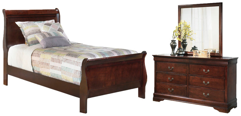 Alisdair Sleigh Bed, Dresser, Mirror, Chest & Nightstand, Bedroom Set