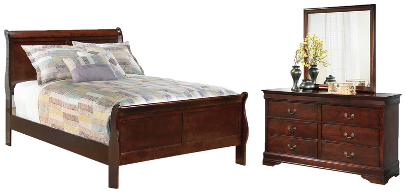 Alisdair Sleigh Bed, Dresser, Mirror, Chest & Nightstand, Bedroom Set