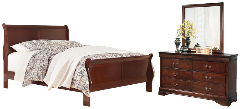 Alisdair Sleigh Bed, Dresser, Mirror, Chest & Nightstand, Bedroom Set