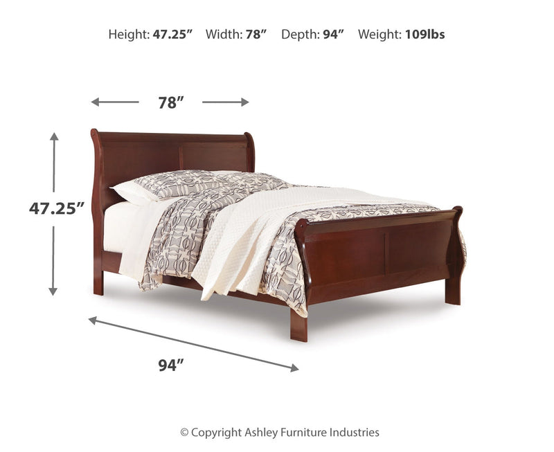 Alisdair Sleigh Bed, Dresser, Mirror, Chest & Nightstand, Bedroom Set