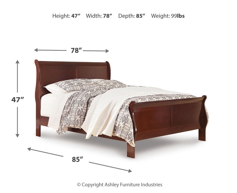Alisdair Sleigh Bed, Dresser, Mirror, Chest & Nightstand, Bedroom Set