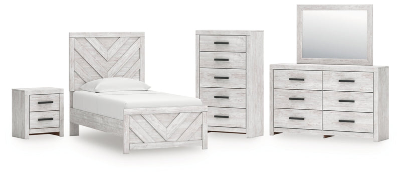 Cayboni Panel Bed, Dresser, Mirror, Chest & Nightstand, Bedroom Set