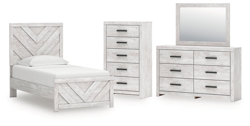 Cayboni Panel Bed, Dresser, Mirror, Chest & Nightstand, Bedroom Set