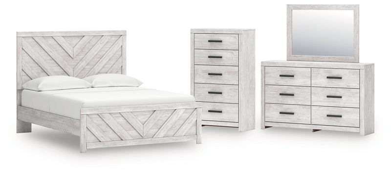 Cayboni Panel Bed, Dresser, Mirror, Chest & Nightstand, Bedroom Set