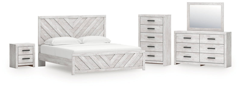 Cayboni Panel Bed, Dresser, Mirror, Chest & Nightstand, Bedroom Set
