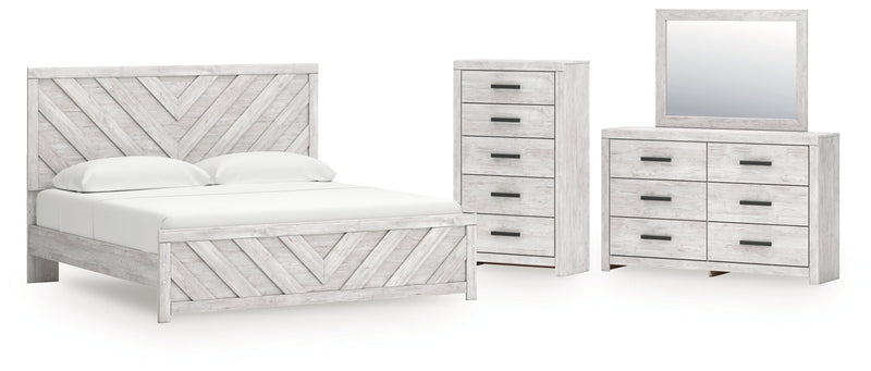 Cayboni Panel Bed, Dresser, Mirror, Chest & Nightstand, Bedroom Set