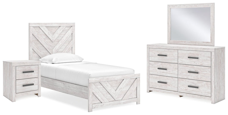 Cayboni Panel Bed, Dresser, Mirror, Chest & Nightstand, Bedroom Set
