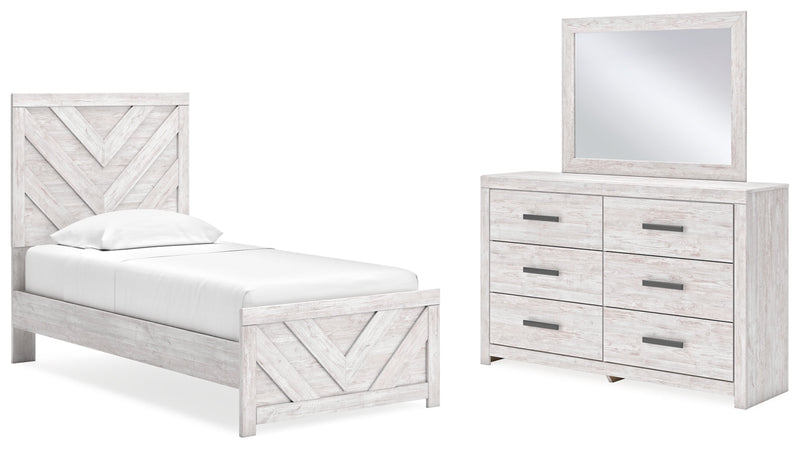 Cayboni Panel Bed, Dresser, Mirror, Chest & Nightstand, Bedroom Set