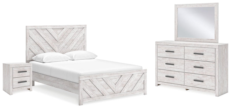 Cayboni Panel Bed, Dresser, Mirror, Chest & Nightstand, Bedroom Set