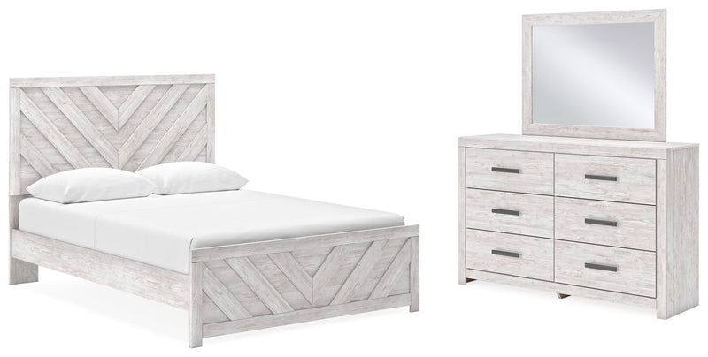 Cayboni Panel Bed, Dresser, Mirror, Chest & Nightstand, Bedroom Set