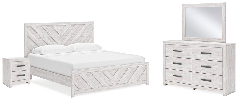 Cayboni Panel Bed, Dresser, Mirror, Chest & Nightstand, Bedroom Set