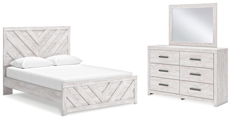 Cayboni Panel Bed, Dresser, Mirror, Chest & Nightstand, Bedroom Set