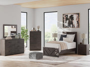 Prendonea Two Drawer Night Stand