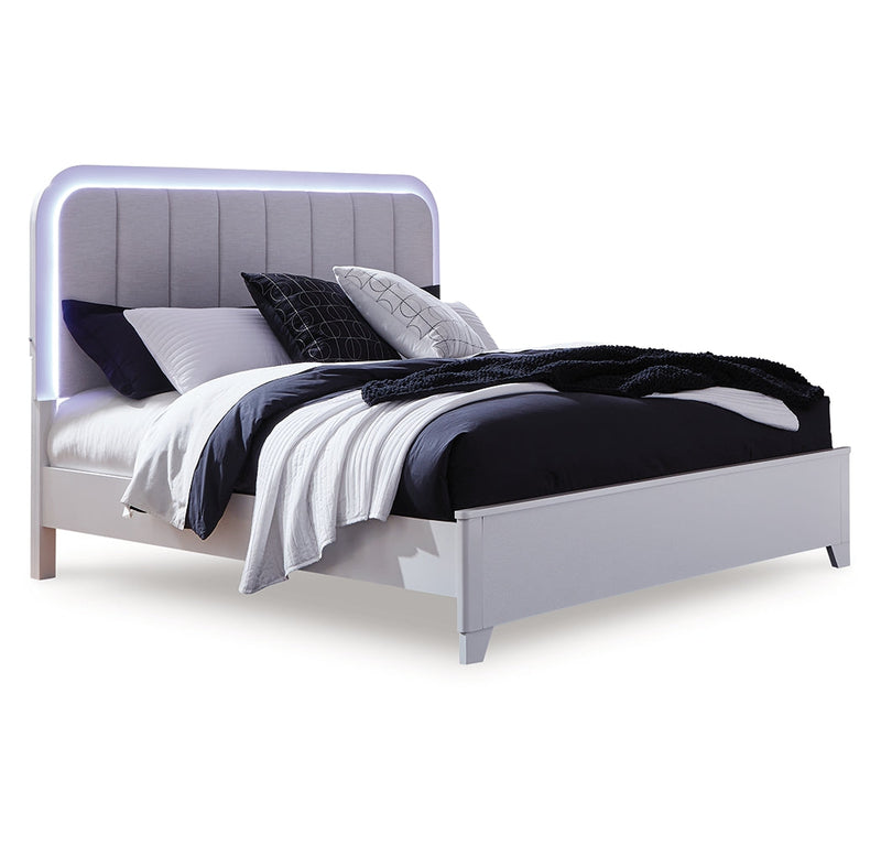 Frostlyn Upholstered Panel Bed
