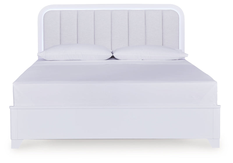 Frostlyn Upholstered Panel Bed