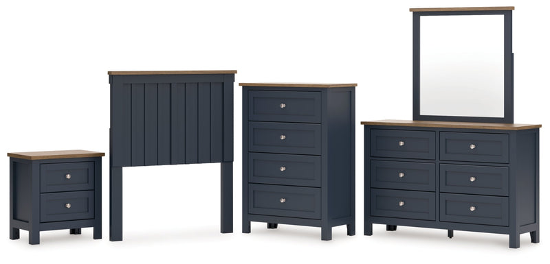 Landocken Panel Bed, Dresser, Mirror, Chest & Nightstand, Bedroom Set