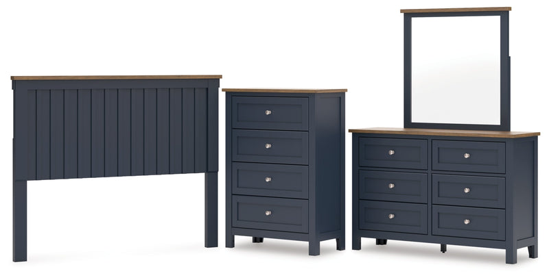 Landocken Panel Bed, Dresser, Mirror, Chest & Nightstand, Bedroom Set