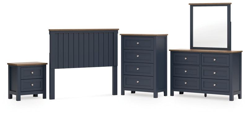 Landocken Panel Bed, Dresser, Mirror, Chest & Nightstand, Bedroom Set