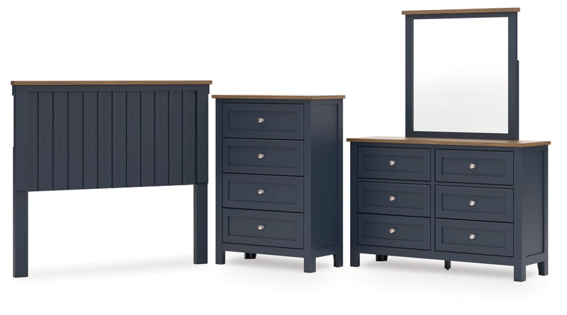 Landocken Panel Bed, Dresser, Mirror, Chest & Nightstand, Bedroom Set