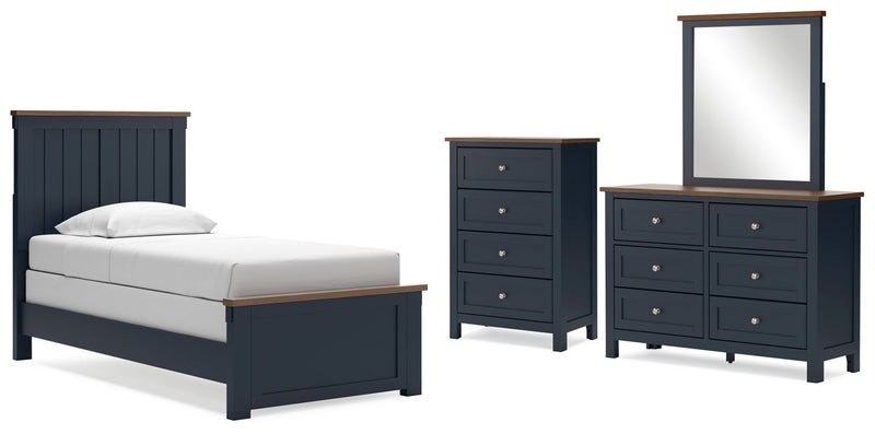 Landocken Panel Bed, Dresser, Mirror, Chest & Nightstand, Bedroom Set