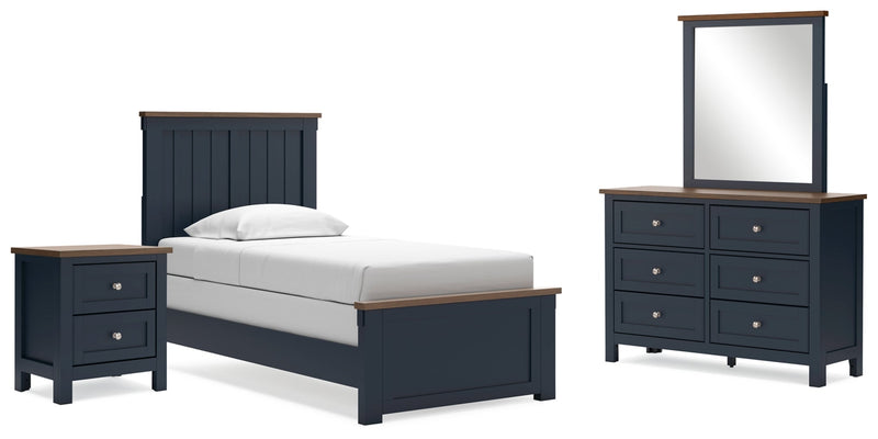 Landocken Panel Bed, Dresser, Mirror, Chest & Nightstand, Bedroom Set