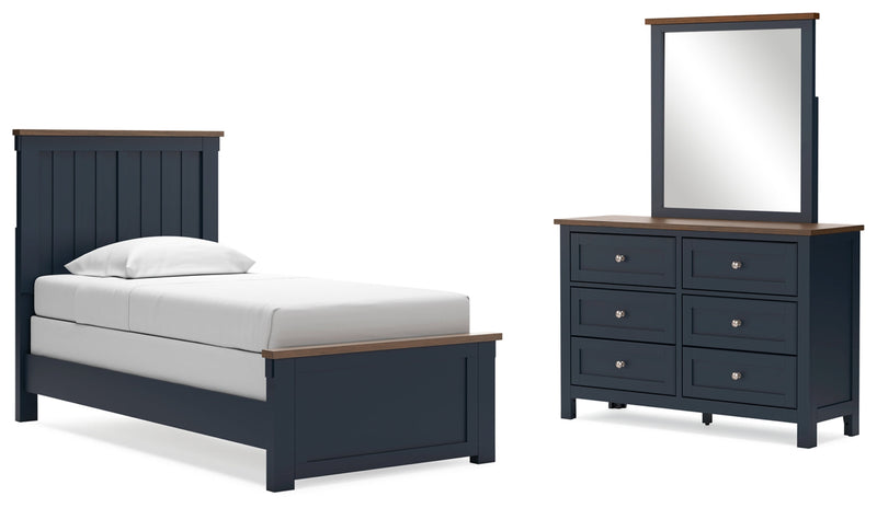 Landocken Panel Bed, Dresser, Mirror, Chest & Nightstand, Bedroom Set