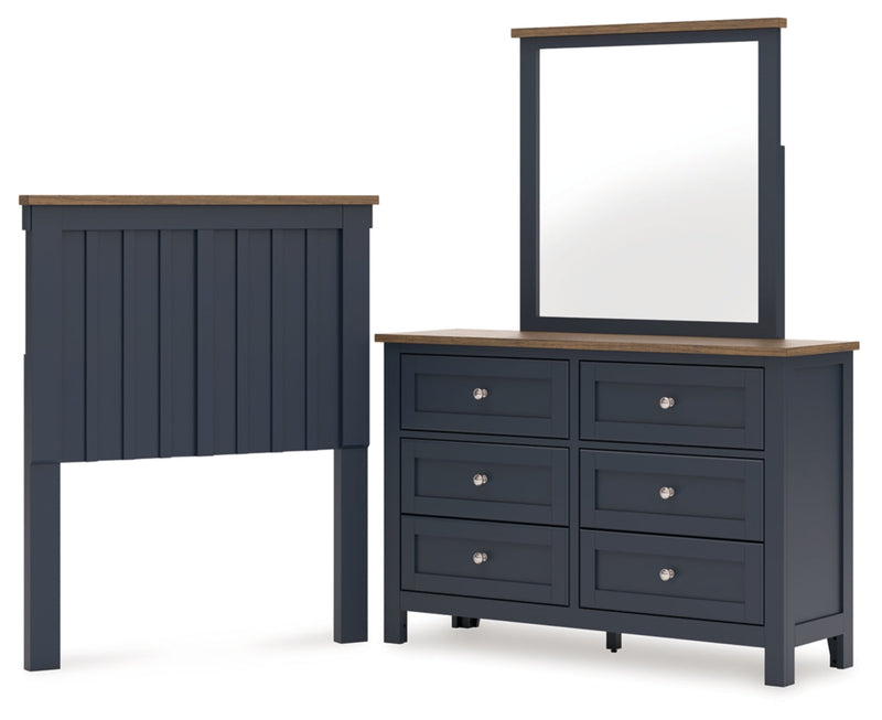 Landocken Panel Bed, Dresser, Mirror, Chest & Nightstand, Bedroom Set
