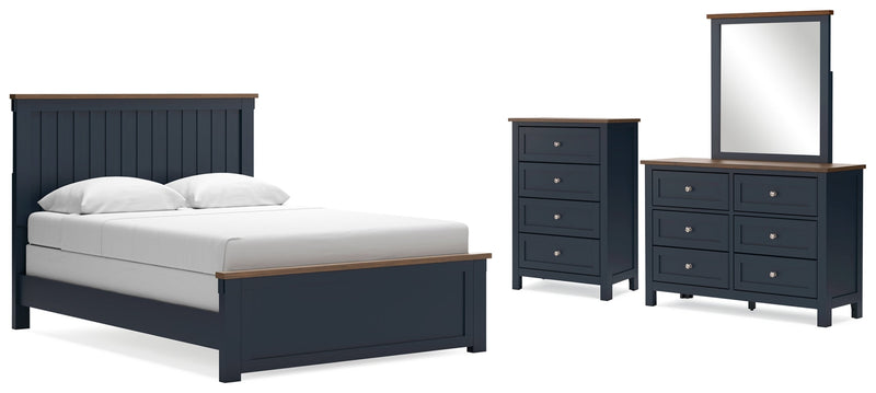 Landocken Panel Bed, Dresser, Mirror, Chest & Nightstand, Bedroom Set
