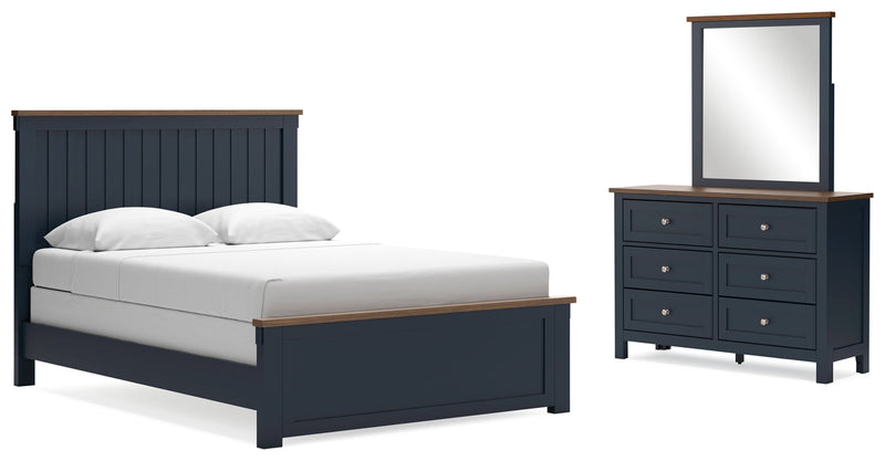 Landocken Panel Bed, Dresser, Mirror, Chest & Nightstand, Bedroom Set