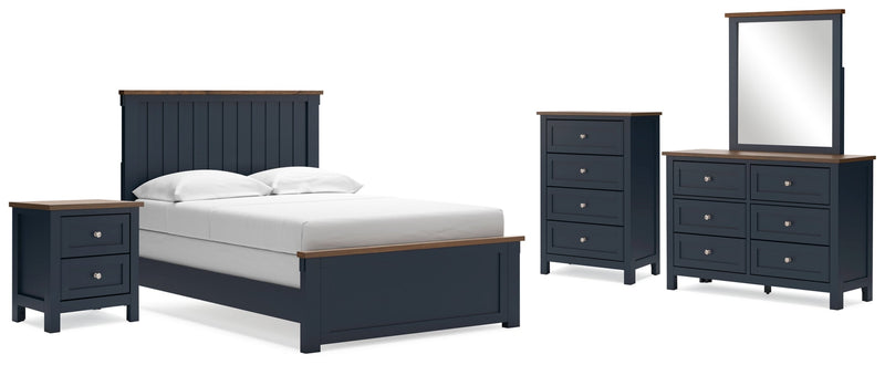 Landocken Panel Bed, Dresser, Mirror, Chest & Nightstand, Bedroom Set
