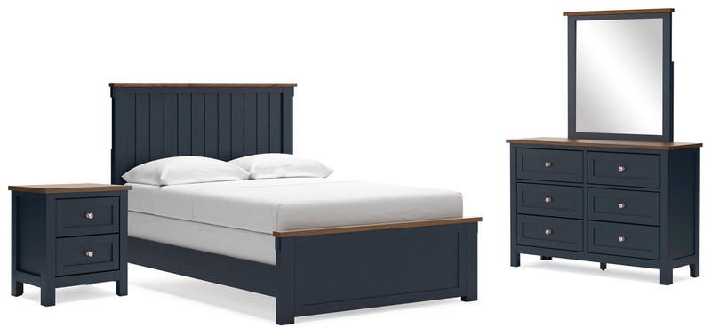Landocken Panel Bed, Dresser, Mirror, Chest & Nightstand, Bedroom Set