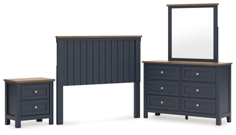 Landocken Panel Bed, Dresser, Mirror, Chest & Nightstand, Bedroom Set