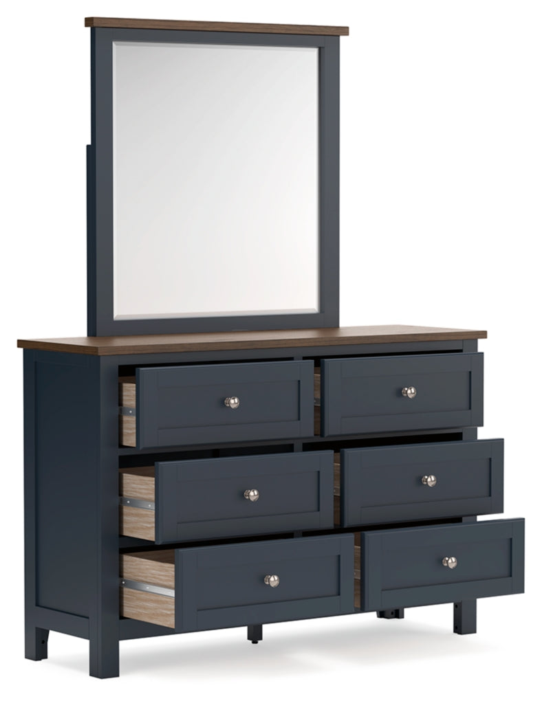 Landocken Panel Bed, Dresser, Mirror, Chest & Nightstand, Bedroom Set