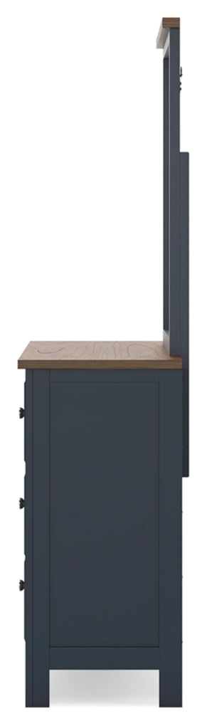 Landocken Panel Bed, Dresser, Mirror, Chest & Nightstand, Bedroom Set