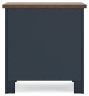 Landocken Two Drawer Night Stand