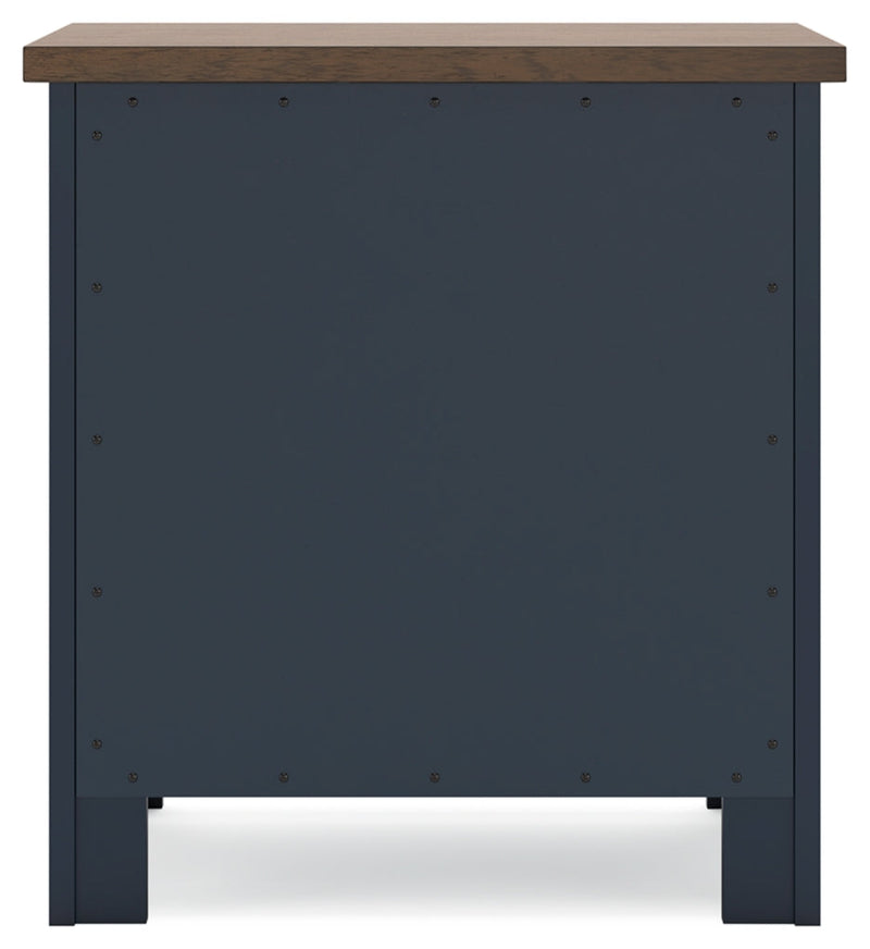 Landocken Two Drawer Night Stand