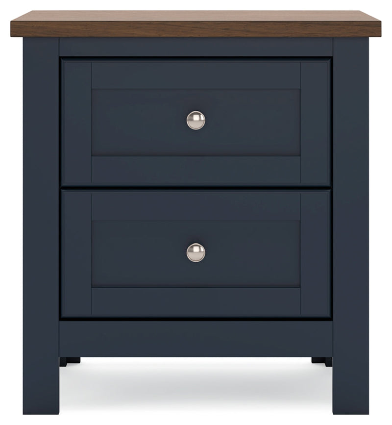 Landocken Two Drawer Night Stand