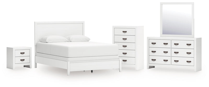 Binterglen Panel Bed, Dresser, Mirror, Chest & Nightstand, Bedroom Set