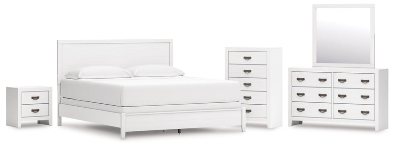 Binterglen Panel Bed, Dresser, Mirror, Chest & Nightstand, Bedroom Set