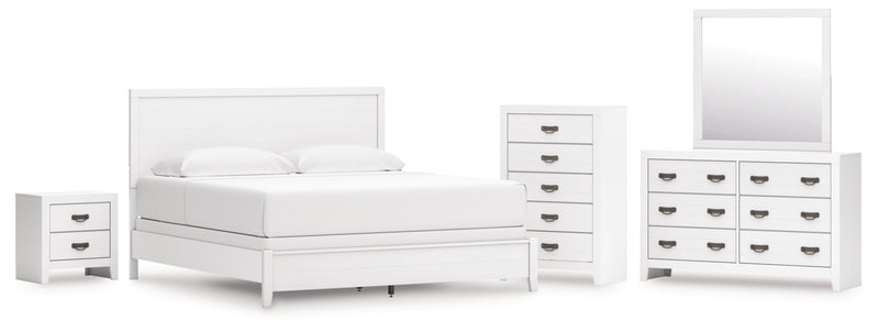 Binterglen Panel Bed, Dresser, Mirror, Chest & Nightstand, Bedroom Set